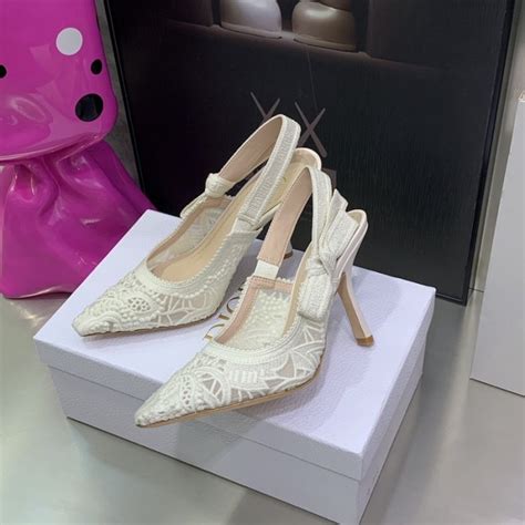 white dior pumps|christian dior pumps.